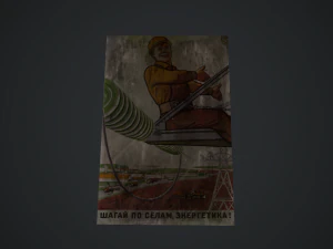 soviet posters 3D Model