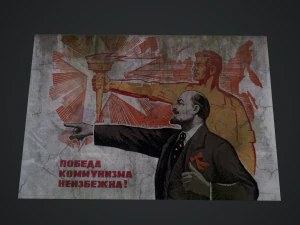 manifesti sovietici Modello 3D