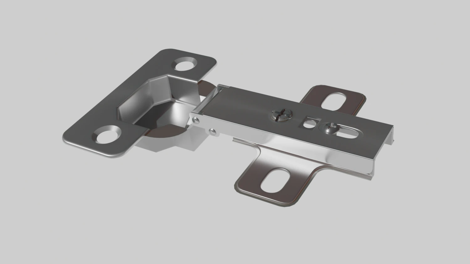 Door hinge 3D Model .c4d .max .obj .3ds .fbx .stl .blend