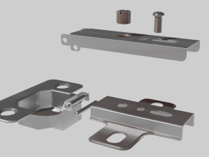 Door hinge 3D-Modell
