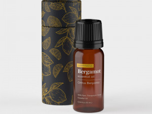 Essential Oil Bottle 10mL with Cardboard Tube Modèle 3D
