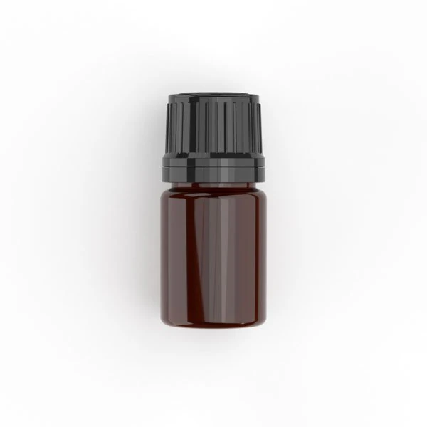 Essential Oil Glass Bottle 5mL 3D Model .c4d .max .obj .3ds .fbx .stl .blend 
