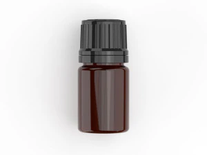 Frasco de vidro de &oacute;leo essencial 5mL Modelo 3D