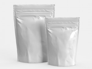 Resealable Food Coffee Pouch Bags Modèle 3D
