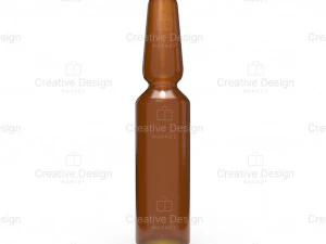 Ampola de vidro m&eacute;dico 1mL 2mL Modelo 3D