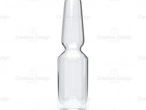 Ampola de vidro m&eacute;dico 1mL 2mL Modelo 3D