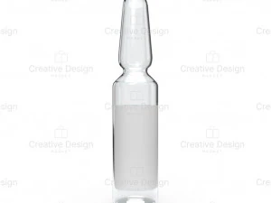 Ampola de vidro m&eacute;dico 1mL 2mL Modelo 3D