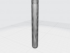 Glass Vial Test Tube with Cork Stopper Modèle 3D