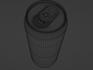 Slim Can Soda Energy Beverage 250mL Modelo 3D