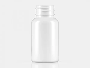 Plastic Pill Packer Nutritional Supplement Bottle 3D Model