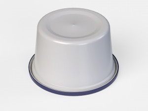 Sour Cream Yogurt French Onion Dip Container with Lid 8 oz Modelo 3D
