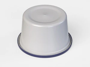 Sour Cream Yogurt French Onion Dip Container with Lid 8 oz 3D Model