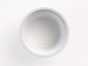 5oz - 150g Yogurt Dairy Container Cup with Foil Top Lid 3D Model