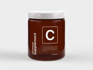 Nutritional Supplement Container Modelo 3D
