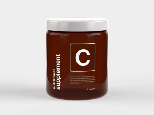 Nutritional Supplement Container 3D Model