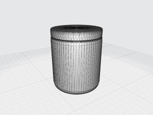 Nutritional Supplement Container Modelo 3D