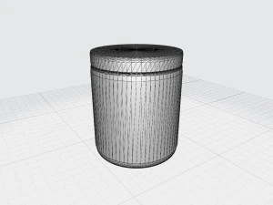 Nutritional Supplement Container 3D Model