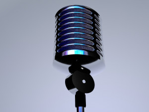microphone condenser microphones stand 3Dモデル