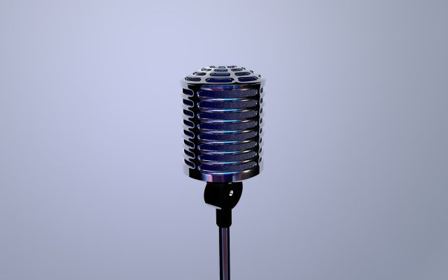 microphone condenser microphones stand 3Dモデル .c4d .max .obj .3ds .fbx .stl .blend 
