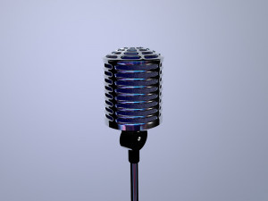 microphone condenser microphones stand 3D Model