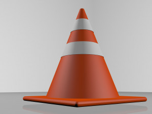 vial cone vehicule urban 3D Модель