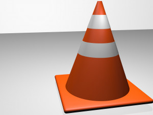 vial cone vehicule urban 3D 모델