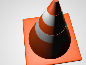 vial cone vehicule urban 3D 모델