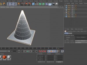 vial cone vehicule urban 3D 모델