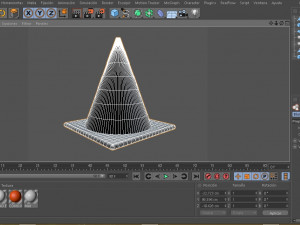 vial cone vehicule urban 3D 모델