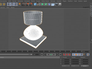 stone lamp deco Modello 3D