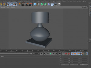 stone lamp deco Modello 3D