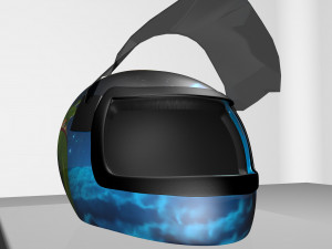 motorbike helmet dbz 3D 模型