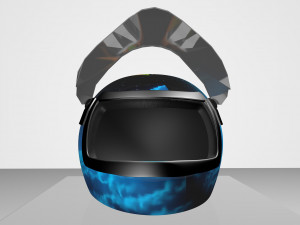 motorbike helmet dbz 3D 模型