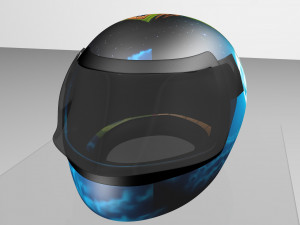 motorbike helmet dbz 3D 模型