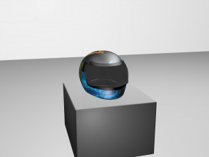 motorbike helmet dbz 3D 模型