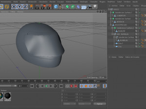 motorbike helmet dbz 3D 模型