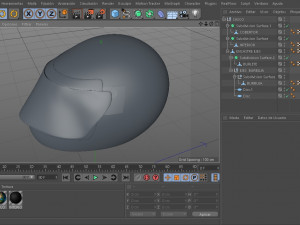 motorbike helmet dbz 3D 模型