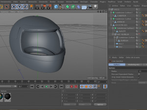 motorbike helmet dbz 3D 模型