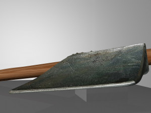 ax Modello 3D