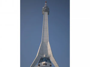 Torre di comunicazione di Avala Modello 3D