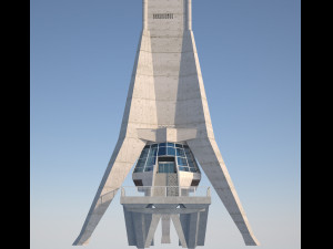avala comuniaction tower 3D Модель