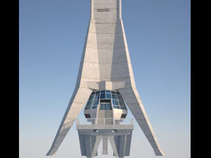 avala comuniaction tower 3D Model