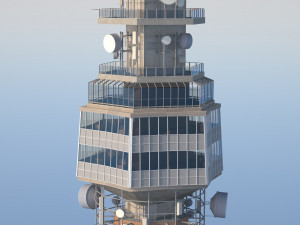 avala comuniaction tower 3D Модель