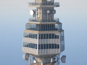 avala comuniaction tower 3D Model