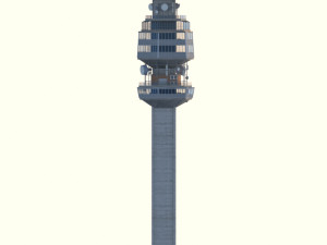 avala comuniaction tower 3D Модель