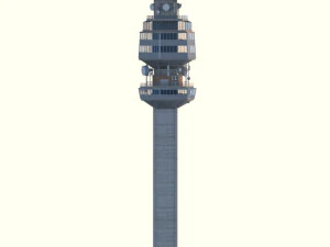 avala comuniaction tower 3D Model