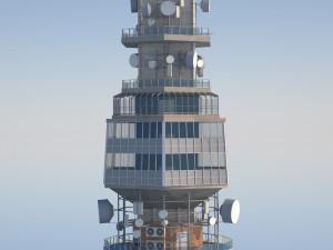 avala comuniaction tower 3D Модель