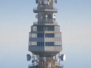 avala comuniaction tower 3D Model