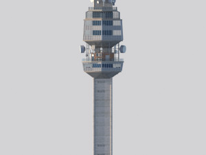 avala comuniaction tower 3D Модель