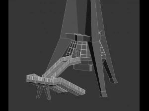 avala comuniaction tower 3D Model